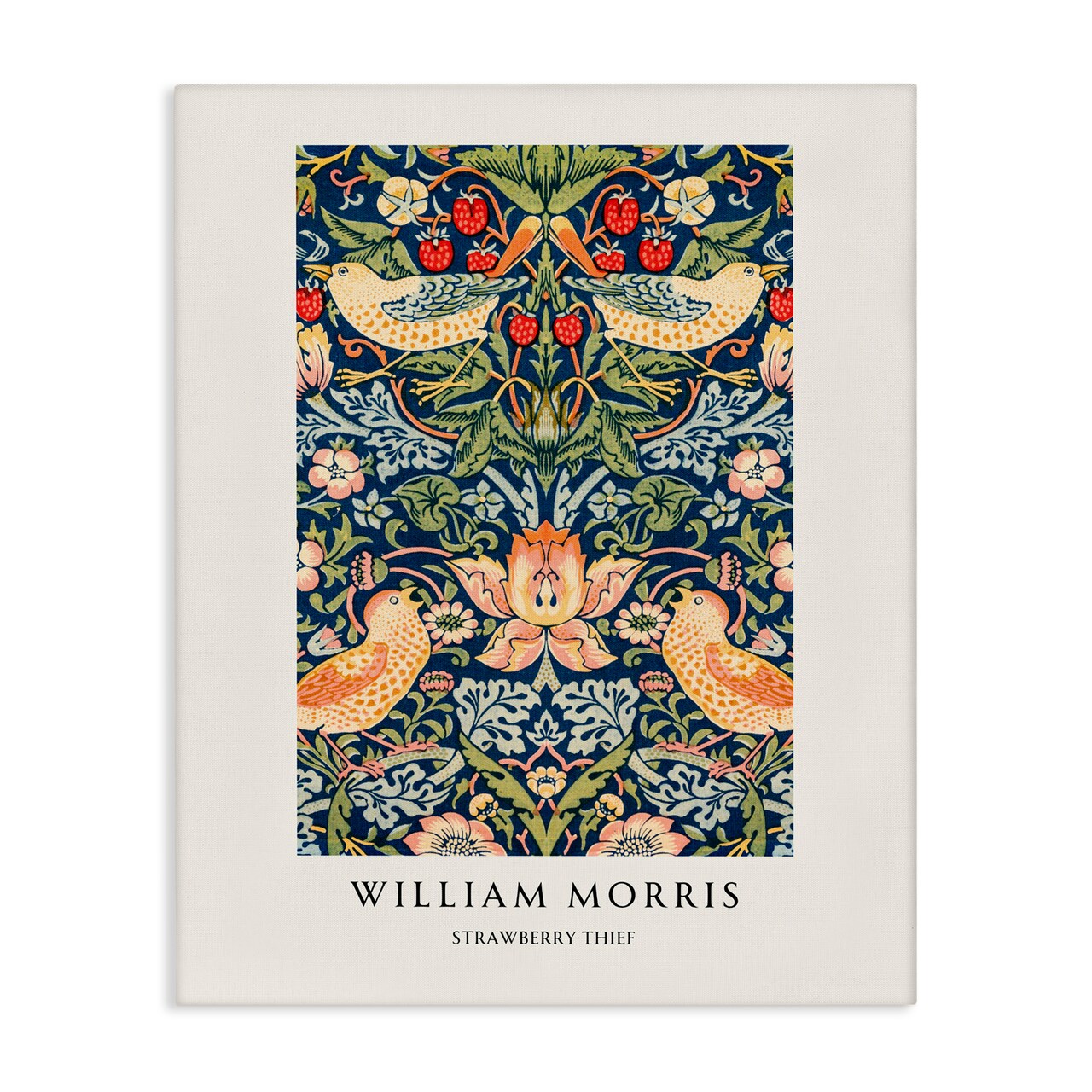 Stupell Industries William Morris Strawberry Thief Canvas Wall Art, design by Vintage Hustle